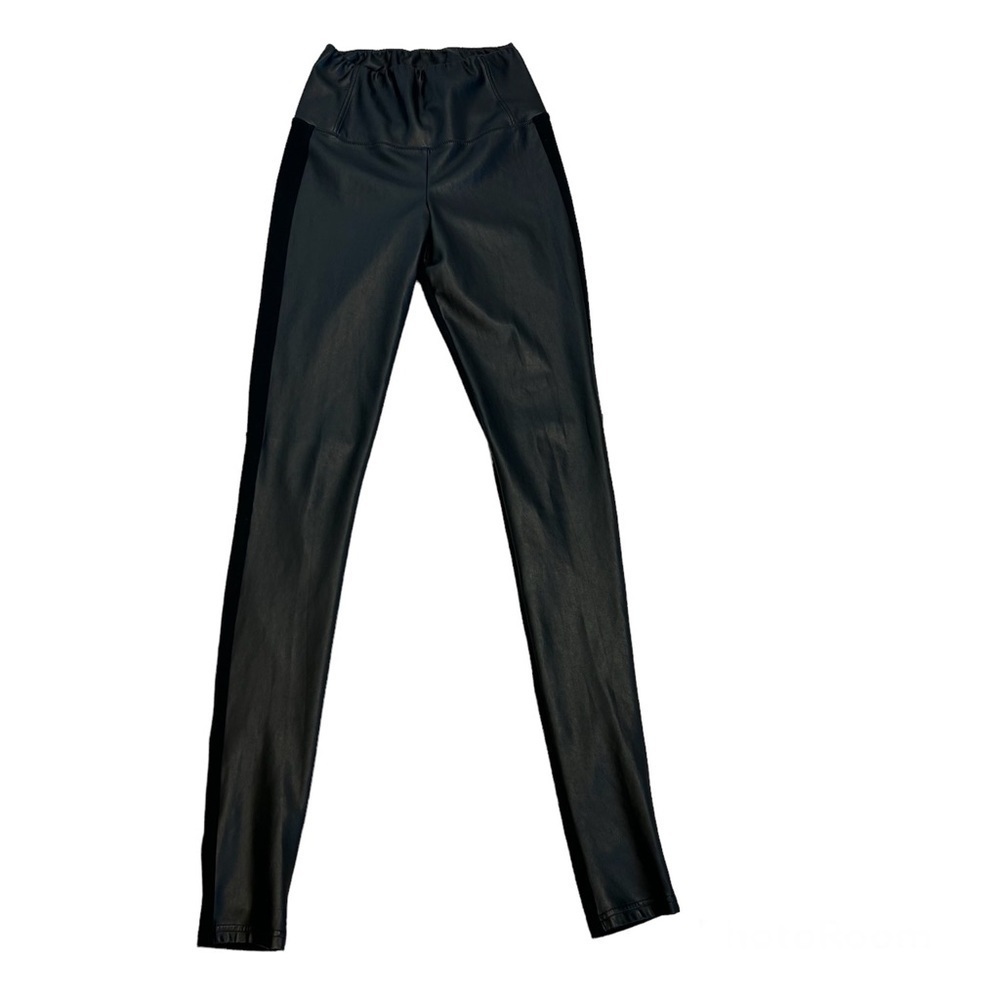 ARITZIA Wilfred Black faux Leather high waisted Legging S